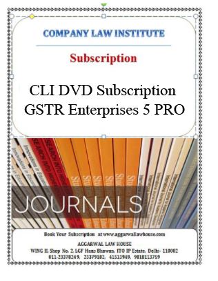 CLI DVD Subscription GSTR Enterprises 5 PRO- Renewal licence for 2023 with WEEKLY GSTR printed parts