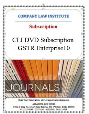 CLI DVD Subscription GSTR Enterprise10 - 10 user network version, Permanent licence with data updates for 2023