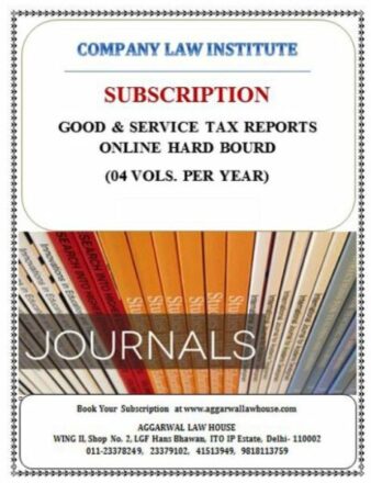 CLI GST Reports Online GSTR OL 4 Vols Per Year Covering Cases on Excise and Customs Laws Hardbound Edition 2023