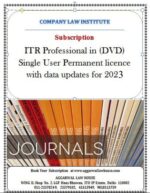 CLI Subscription on ITR Professional in Single User Permanent licence with data updates for 2023