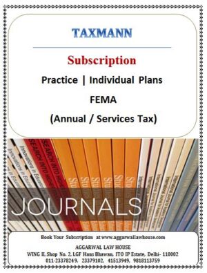 Taxmann Subscription Practice | Individual Plans FEMA (Annual / Services Tax) Edition 2025