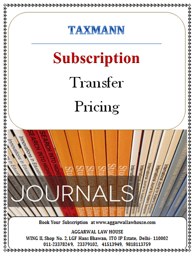 Taxmann Online Subscription on Transfer Pricing ('TP') Edition 2026