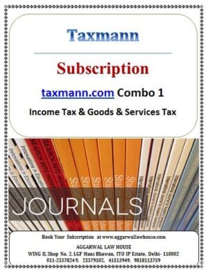 Taxmann Subscription Taxmann.com Combo 1  Income Tax & Goods & Services Tax Edition 2026