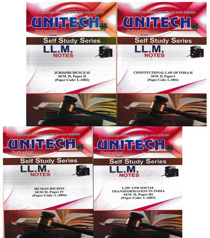 Unitech Refresher Cum Self Study Series LLM Notes ( Paper Code : L – 2001,2002,2003,2004 ) LLM Exam
