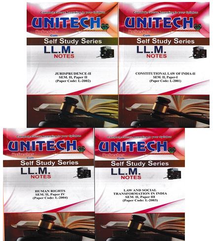 Unitech Refresher Cum Self Study Series LLM Notes (Group A) ( Paper Code : L ? 3001,3002,3003,3004 ) LLM Exam