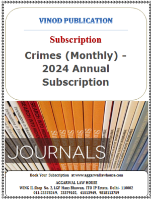 Vinod Publication Crimes (Monthly) 2024 Annual Subscription