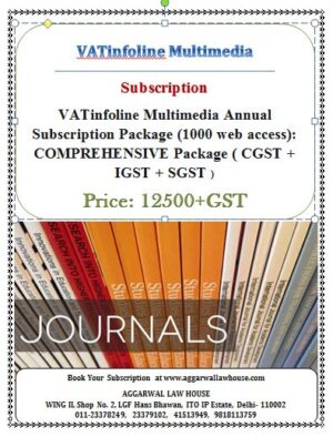 VATinfoline Multimedia Annual Subscription Package (1000 web access ): COMPREHENSIVE Package ( CGST + IGST + SGST )