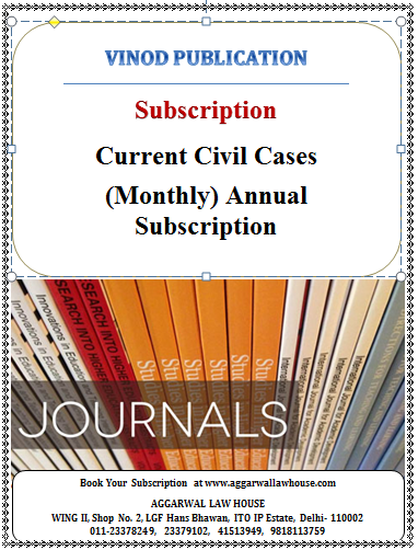 Vinod Publications Current Civil Cases (Monthly) - 2024 Annual Subscription