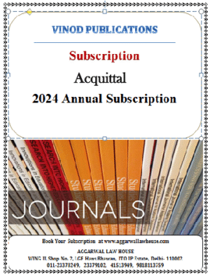 Vinod Publication Acquittal - 2025 Annual Subscription