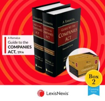 Lexis Nexis?s Guide to the Companies Act (Box 2) by A Ramaiya ? 19th Edition 2021