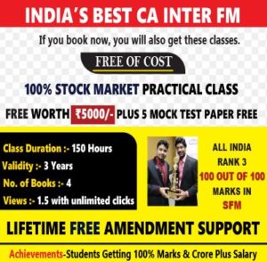 Aaditya Jain Classes CA Inter Financial Management by Aaditya Jain Applicable for May 2022 & November 2022 Attempt Available in Google Drive / Pen Drive