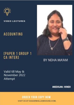 Video Lecture Accounting For CA-Inter Group - 1 New Syllabus by Neha Ma'am Applicable for May 2022 November 2022 Exam Available in Google Drive / Pen Drive / Hard Disk