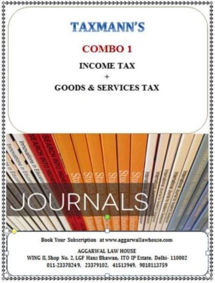 Taxmann Online Subscription Combo 1 ( Income Tax+Goods & Services Tax ) with daily e-mail alerts Edition 2026