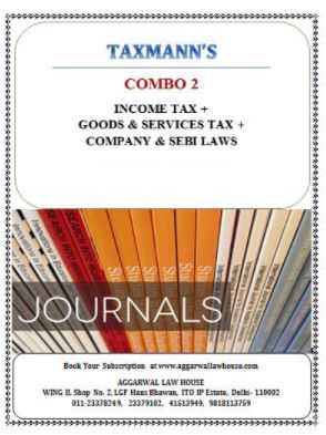 Taxmann Online Subscription Combo 2 ( Income Tax+ Goods & Services Tax+ Company & SEBI Laws) with daily e-mail alerts Edition 2024