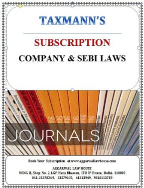 Taxmann Online Subscription on Company & SEBI Law ('CL') with daily e-mail alerts Edition 2024