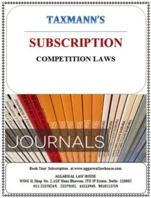 Taxmann Online Subscription on Competition Laws with daily e-mail alerts Edition 2026