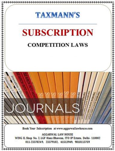 Taxmann Online Subscription on Competition Laws with daily e-mail alerts Edition 2025