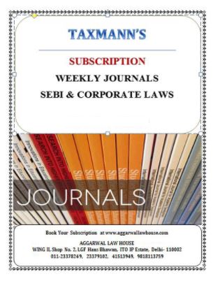 Taxmann Subscription Weekly Journals SEBI & Corporate Laws  ('SCL') Edition 2025