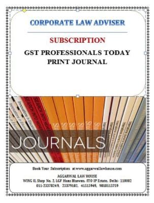 CLA GST Professional Today Print Journal Jan to Dec 2022