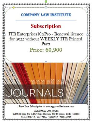 CLI Subscription ITR Enterprises10 xPro - Renewal licence for 2022 without WEEKLY ITR Printed Parts