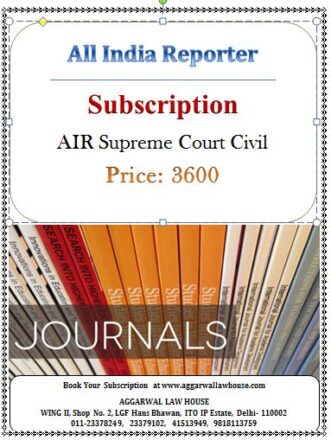 Subscription AIR Supreme Court Civil Edition 2021