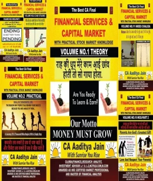 Aaditya Jain Classes CA Final New Elective Financial Services and Capital Markets (FSCM) Books By CA Aaditya Jain