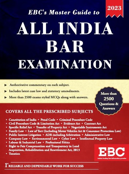 EBC's Master Guide to All India Bar Examination Edition 2023
