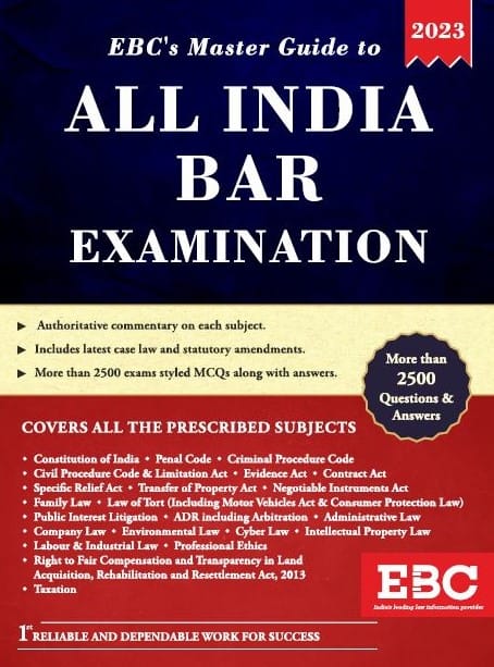 EBC's Master Guide to All India Bar Examination Edition 2023