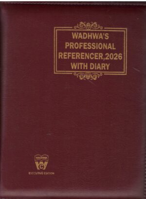 Wadhwa Professonal Referencer 2026 With Diary (Executive Edition)