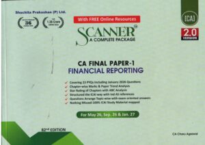 Shuchita Solved Scanner Financial Reporting CA Final Group 1 (New Syllabus 2023) Paper 1 by CA.Charu Agarwal Applicable For May.26 Sept 2026/Jan.2027 Exams