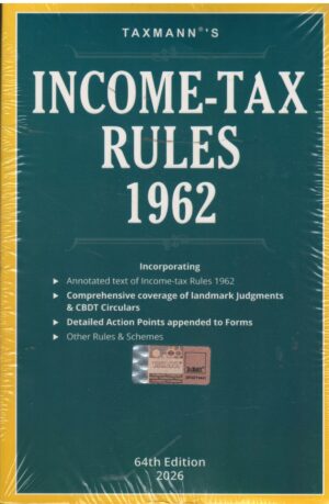 Taxmann Income Tax Rules 1962 64th Edition 2026