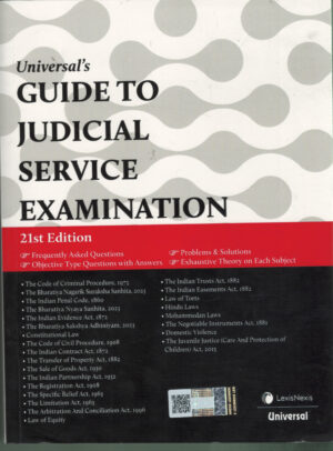 Universal's Guide to Judicial Service Examination Edition 21th 2026