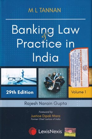 LexisNexis Banking Law & Practice in India (Set of 4 Vols.) by ML TANNAN Edition 2021