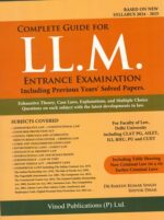 Vinod Publications Complete Guide for LLM Entrance Examination Including Previous Years Solved Papers by Rakesh Kumar Singh Edition 2024