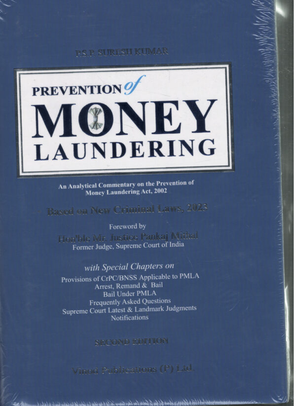 Vinod Publication Law Relating to Prevention of Money Laundering by P S P Suresh Kumar 2nd Edition 2026