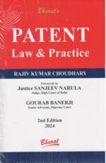 Bharat PATENT Law & Practice by Rajiv Kumar Choudhary Edition 2024