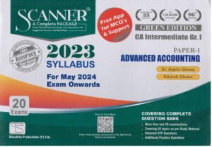 Shuchita Solved Scanner CA INTER (Syllabus 2023) Paper 1 Advanced Accounting by Arpita Ghose & Gaurab Ghose Applicable For May 2024 Exams