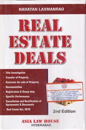 Asia Law House Real estate Deals by NARAYAN LAXMANRAO Edition 2020
