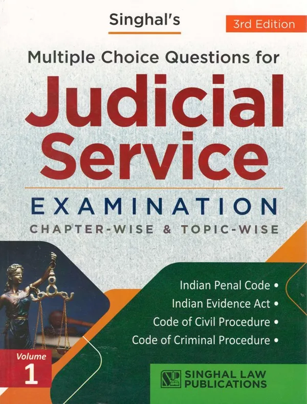 Singhal's Multiple Choice Questions for Judicial Service Examination Edition 2023-24