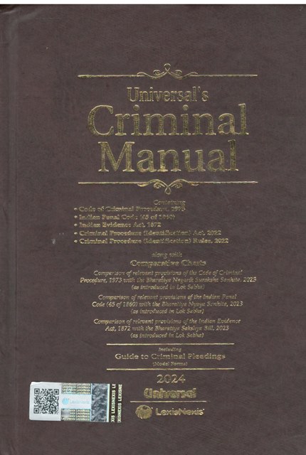 Universal Criminal Manual Pocket Edition 2024