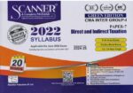 Shuchita Solved Scanner CMA Inter Gr I ( Syllabus 2022 ) Paper 7 Direct and Indirect Taxation by ARUN KUMAR, Arvind Katiyar & Rajiv SIngh Applicable for June 2024 Exams