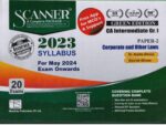 Shuchita Solved Scanner CA INTER (Syllabus 2023) Paper 2 Corporate and Other Laws by Arpita Ghose & Gaurab Ghose Applicable For May 2024 Exams