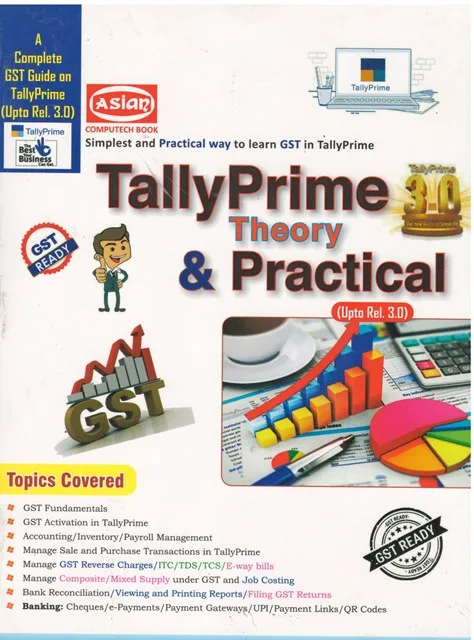 Asian's TallyPrime Theory & Practical by Sumeet Sharma Edition 2026