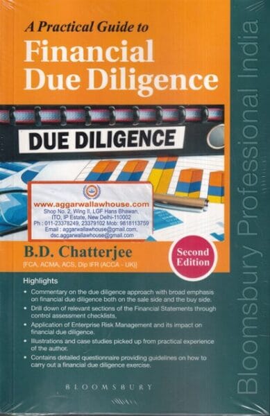 Bloomsbury's A Practical Guide to Financial Due Diligence by B.D CHATTERJEE Edition 2021