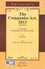 Universal Bare Act The Companies Act 2013 (18 of 2013) Edition 2024