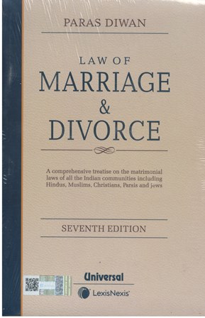 Universal Law of Marriage & Divorce by PARAS DIWAN Edition 2024