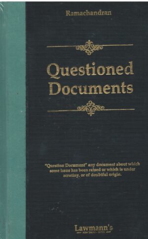 Lawmann's Questioned Documents by Ramachandran Edition 2025