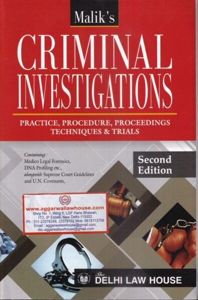 Delhi Law House MALIK'S Criminal Investigations Edition 2021