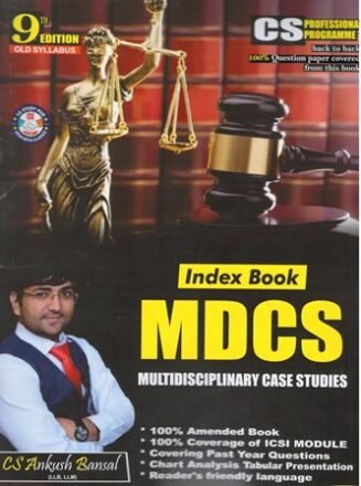 AB Programme Learner Guide For Index Book of Multidisciplinary Case Studies For CS Professional Old Syllabus by Ankush Bansal Edition 2023