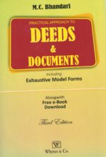 Whytes & Co. MC BHANDARI Practical Approach To Deeds & Documents Edition 2023